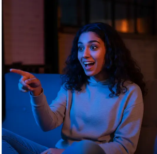 Girl Watching Tv (1)