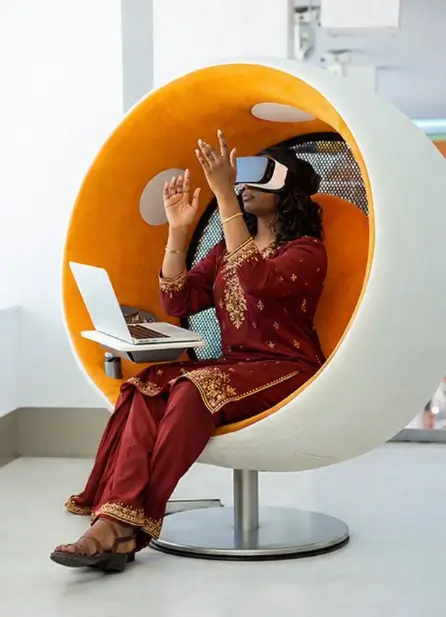 Indian Sitting in sofa